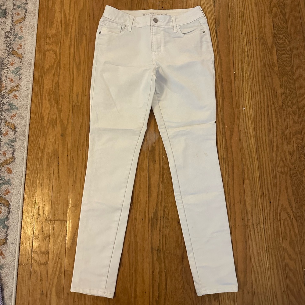 White rockstar jeans!